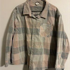 Women’s  corduroy long sleeve shirt. Jetty brand xl.